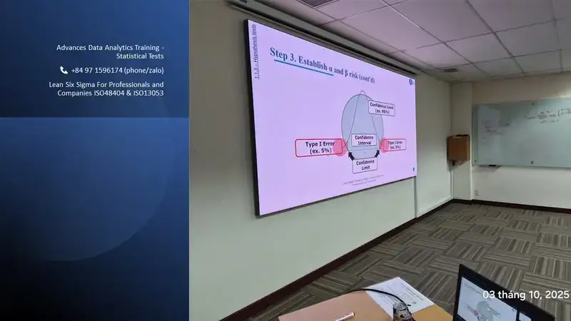 Lean Six Sigma - Statistical Tests - Ajinomoto Việt Nam